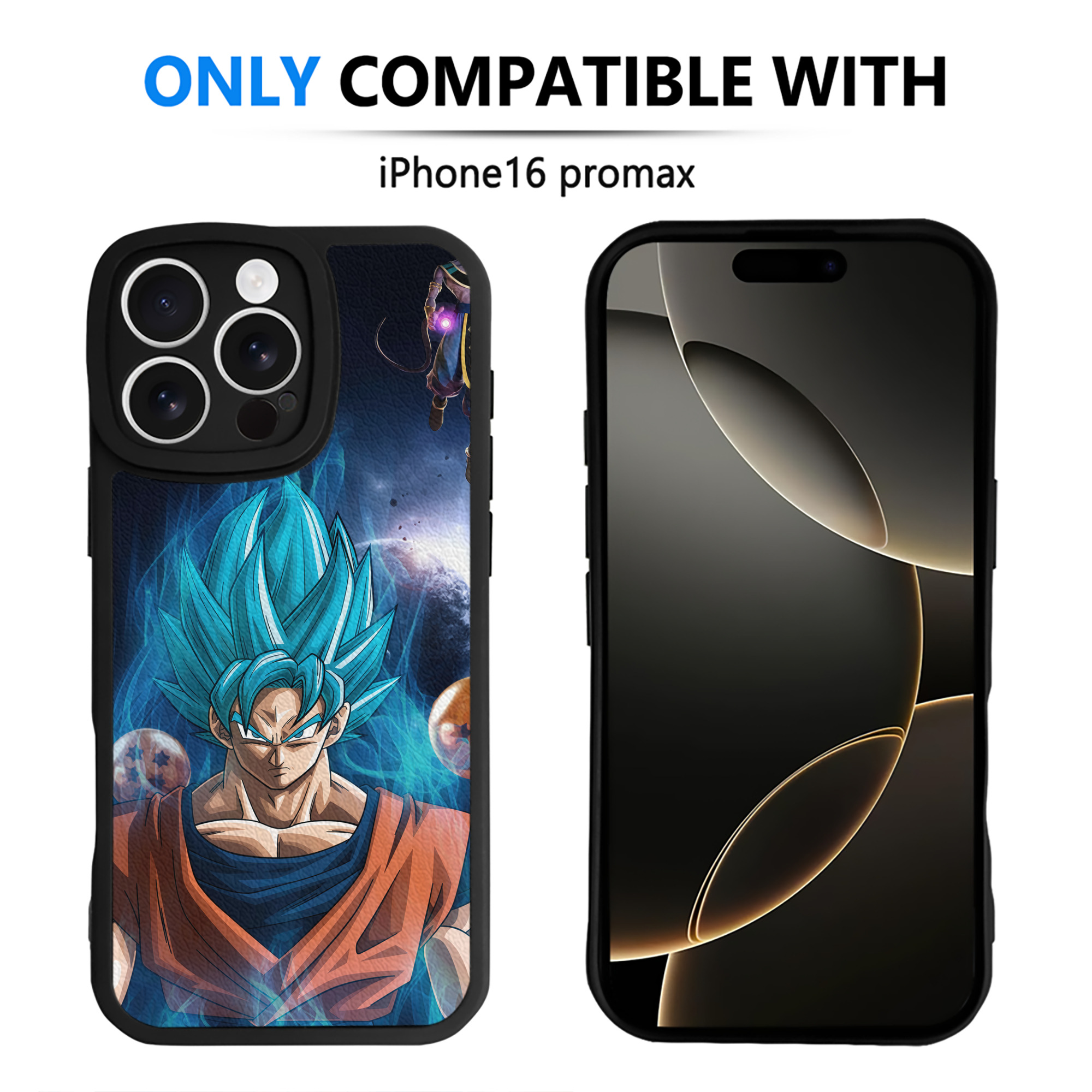 （画像用） ドラゴンボール DRAGON BALL 【iPhone 16シリーズ対応】シリコンスマホケース（レザー調） 材質：シリコン